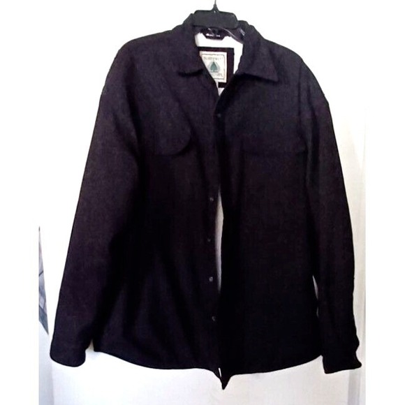 Northwest Territory‎ Jacket Unisex Large VTG Y2K Sherpa Lined Trucker Suede READ - Picture 2 of 10